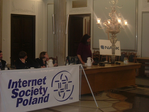 Richard Stallman w Sejmie RP - ISOC Polska