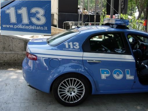 Pojazd policji włoskiej