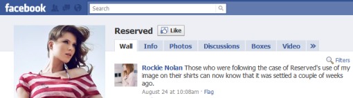 komentarz Rockie Nolan w serwisie facebook