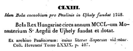 Codex diplomaticus Hungariae ecclesiasticus ac civilis, Tom 7, str 279