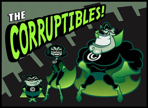Screenshot klatki z filmu animowanego The Corruptibles!