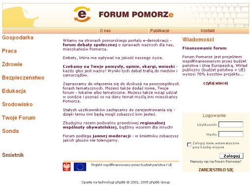 Strona ForumPomorze.pl 