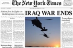 fałszywy NYT ogłasza koniec wojny w Iraku