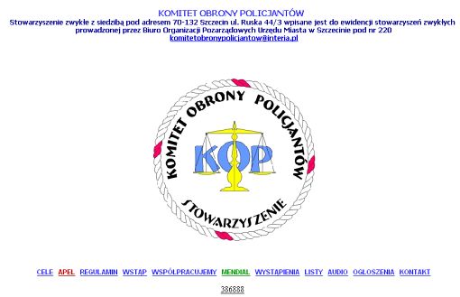 Strona Komitetu Obrony Policjantów