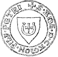 Pieczęć Adama z Kamienia h. Jastrzębiec z 1319