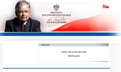 Screenshot strony pod adresem netra.prezydent.pl