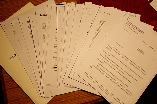 Materiały przesłane przez Trybunał Konstytucyjny w odpowiedzi na wnioski o dostęp do informacji publicznej z 18 kwietnia 2012 r.