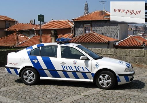 wóz portugalskiej policji