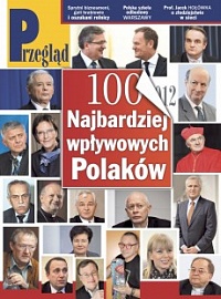 Okładka tygodnika Przegląd z rankingiem wpływowych Polaków