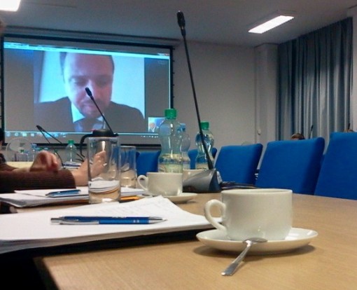 Rafał Trzaskowski w trakcie jednego ze spotkań w MAiC na temat reformy prawa ochrony danych osobowych