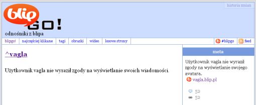 Screenshot serwisu Blipgo.pl
