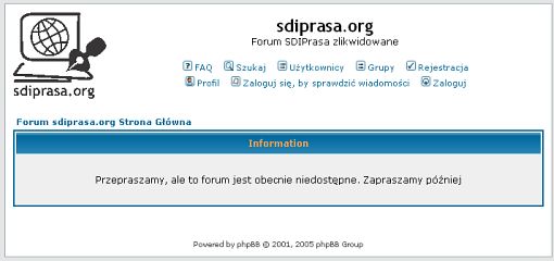 Zlikwidowane SDIPrasa.org