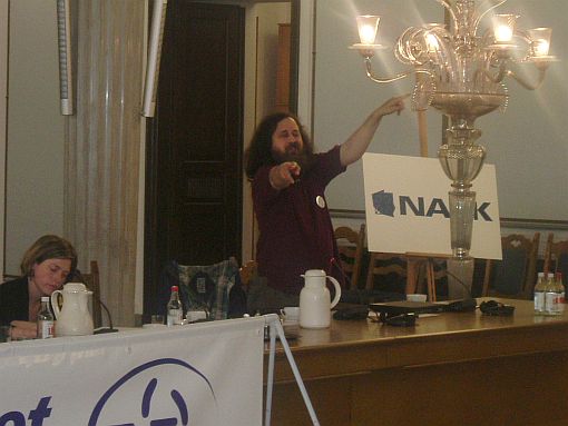 Richard Stallman w Sejmie RP