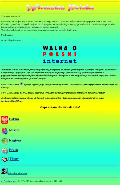 screenshot Wirtualnej Polski