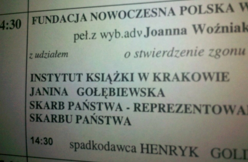 Wokanda sprawy korczakowskiej