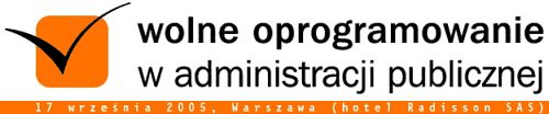 logo konferencji Wolne oprogramowanie w administracji publicznej